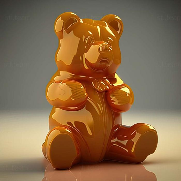 3D model gummy bear 3d model (STL)